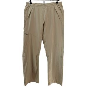 THE NORTH FACE Women's Nylon Roll-up Cuff Hiking Pants • Medium • khaki, tan